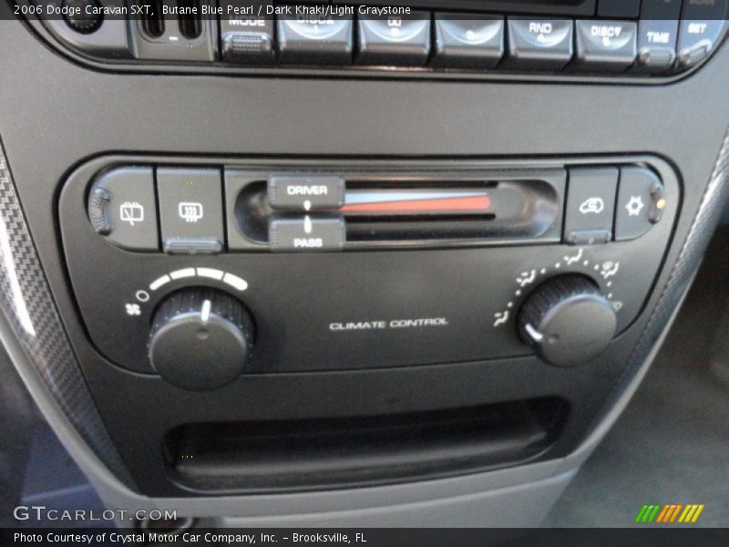 Butane Blue Pearl / Dark Khaki/Light Graystone 2006 Dodge Caravan SXT