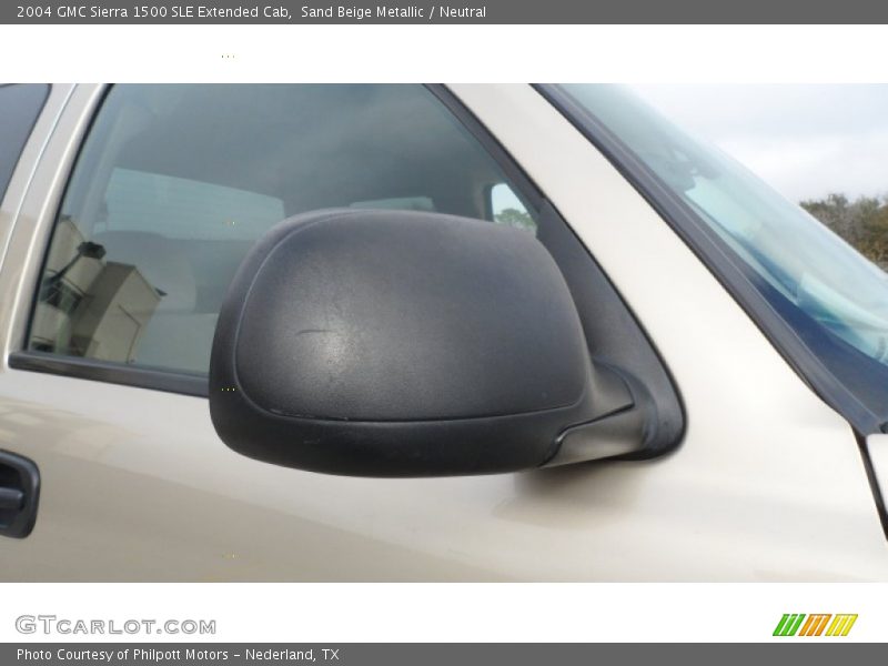 Sand Beige Metallic / Neutral 2004 GMC Sierra 1500 SLE Extended Cab
