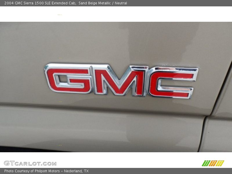 Sand Beige Metallic / Neutral 2004 GMC Sierra 1500 SLE Extended Cab