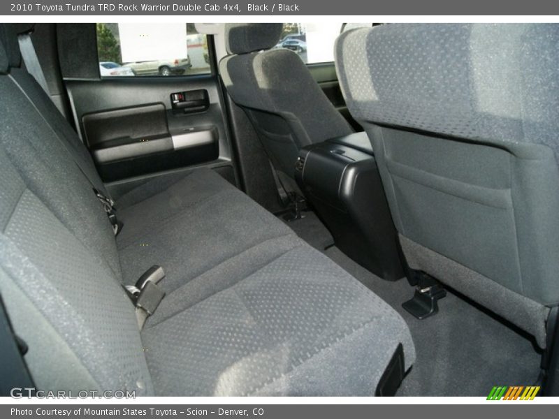 Rear Seat of 2010 Tundra TRD Rock Warrior Double Cab 4x4