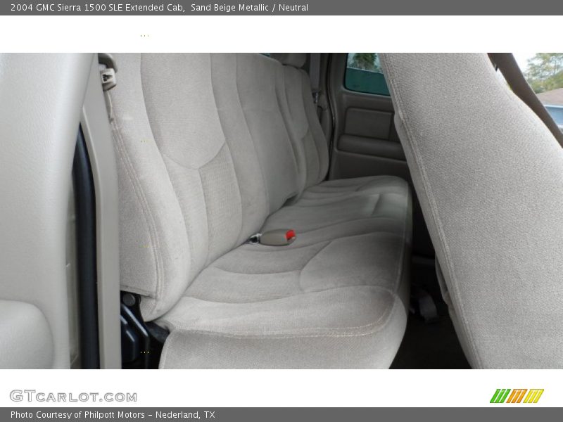 Sand Beige Metallic / Neutral 2004 GMC Sierra 1500 SLE Extended Cab