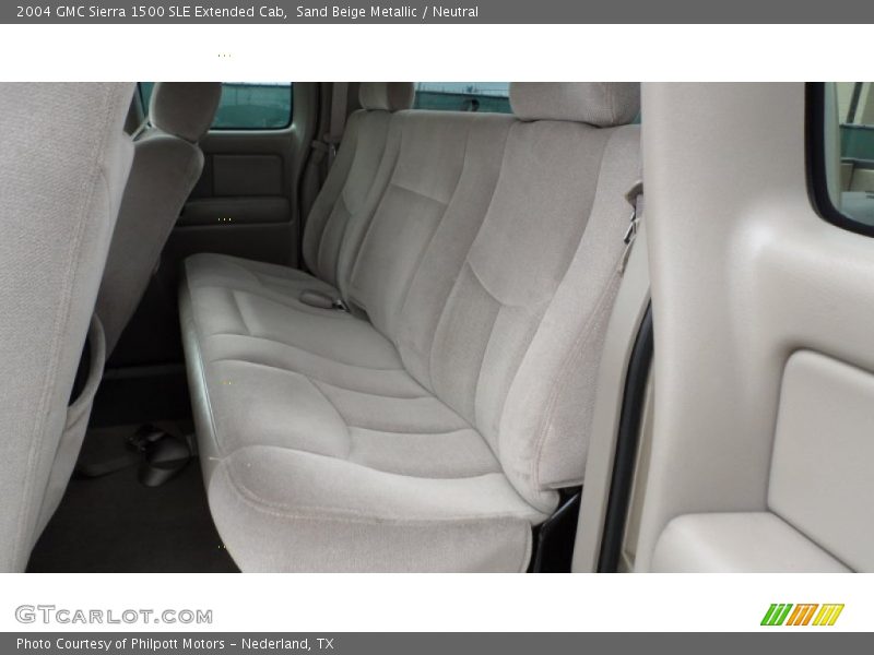 Sand Beige Metallic / Neutral 2004 GMC Sierra 1500 SLE Extended Cab