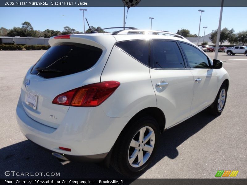 Glacier Pearl / Beige 2009 Nissan Murano SL