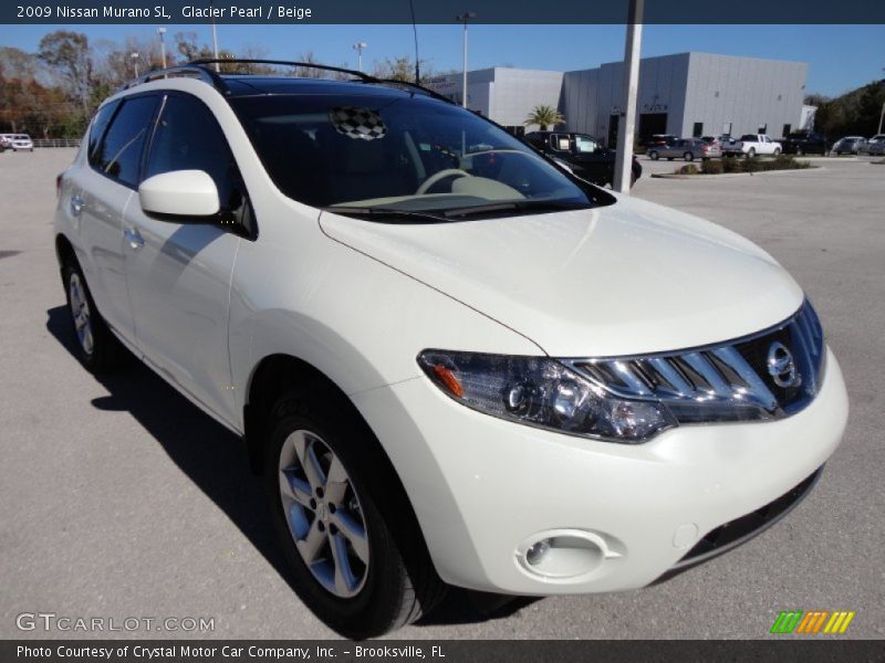 Glacier Pearl / Beige 2009 Nissan Murano SL