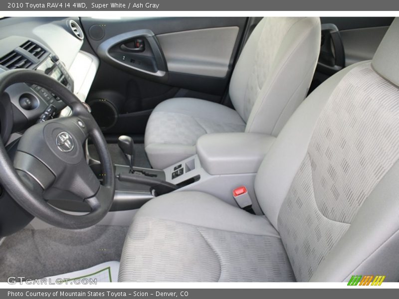 Super White / Ash Gray 2010 Toyota RAV4 I4 4WD