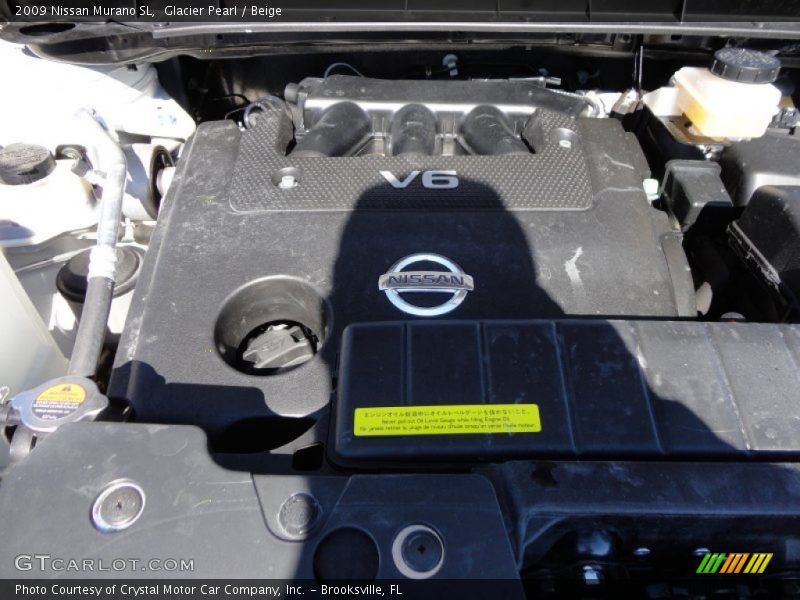 Glacier Pearl / Beige 2009 Nissan Murano SL