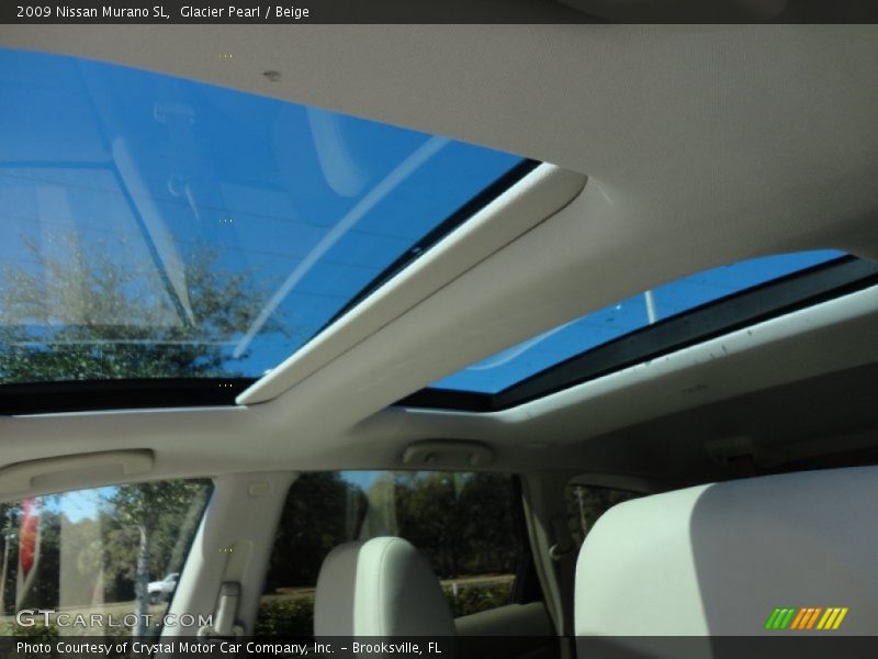 Glacier Pearl / Beige 2009 Nissan Murano SL