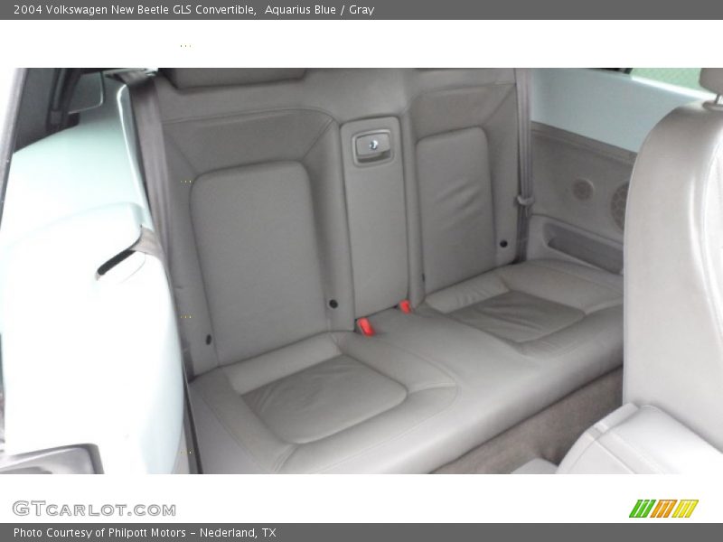 Aquarius Blue / Gray 2004 Volkswagen New Beetle GLS Convertible