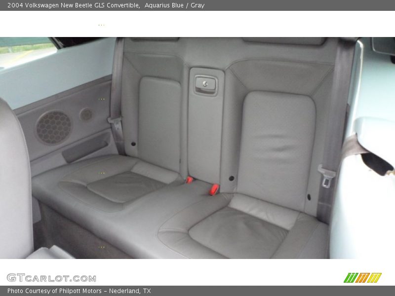 Aquarius Blue / Gray 2004 Volkswagen New Beetle GLS Convertible