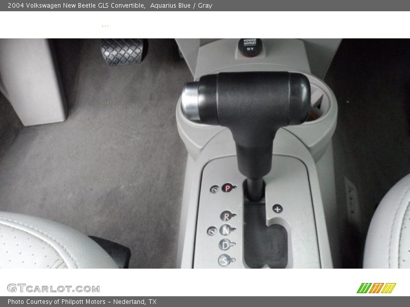 Aquarius Blue / Gray 2004 Volkswagen New Beetle GLS Convertible