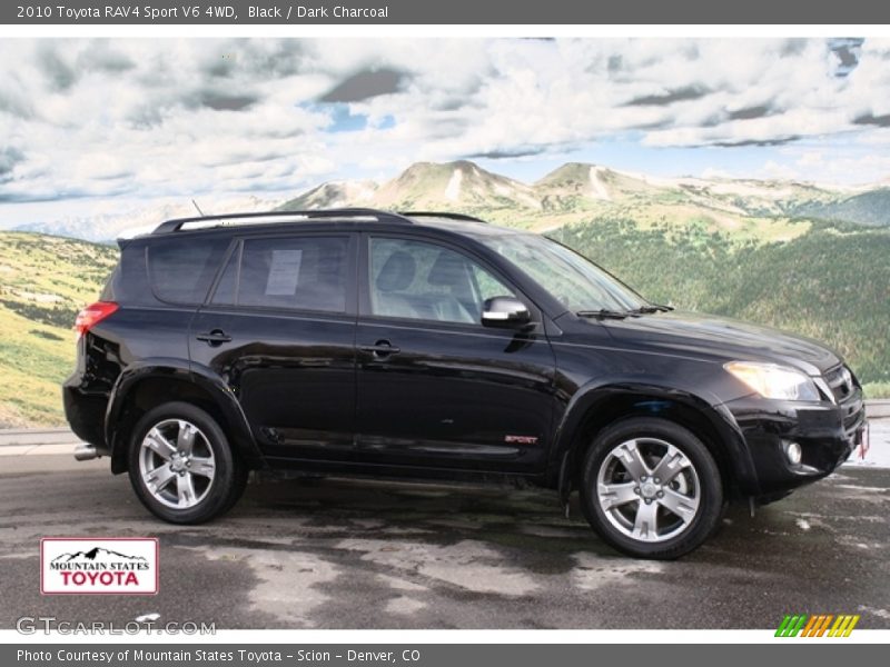 Black / Dark Charcoal 2010 Toyota RAV4 Sport V6 4WD