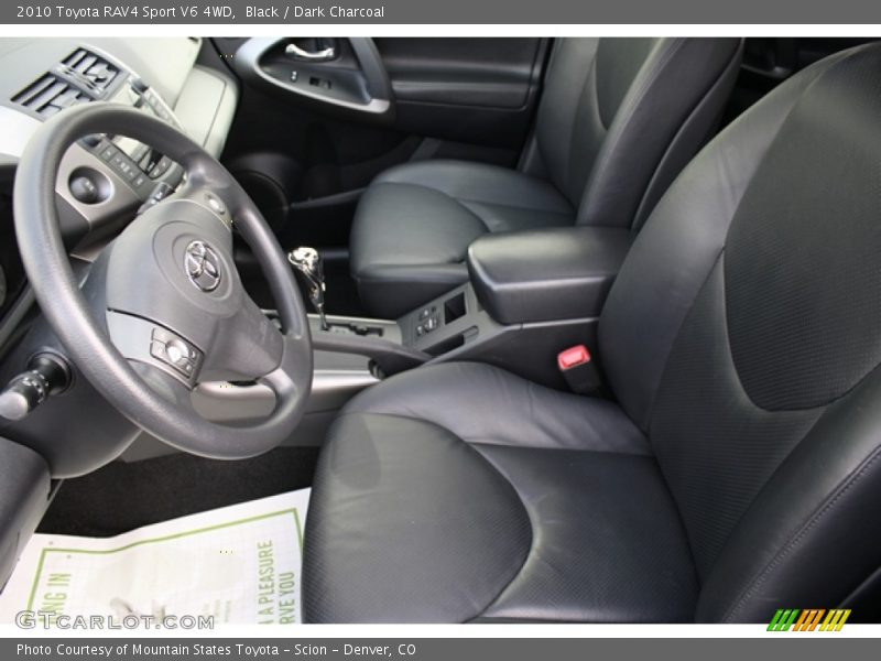 Black / Dark Charcoal 2010 Toyota RAV4 Sport V6 4WD