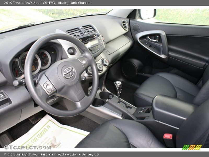 Black / Dark Charcoal 2010 Toyota RAV4 Sport V6 4WD