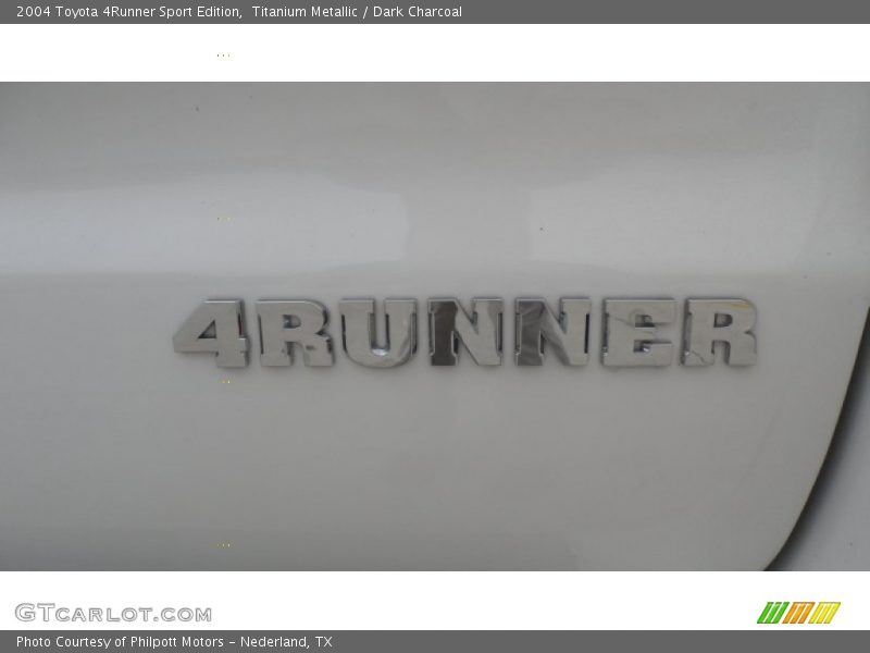 Titanium Metallic / Dark Charcoal 2004 Toyota 4Runner Sport Edition