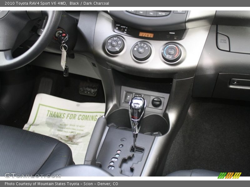 Black / Dark Charcoal 2010 Toyota RAV4 Sport V6 4WD