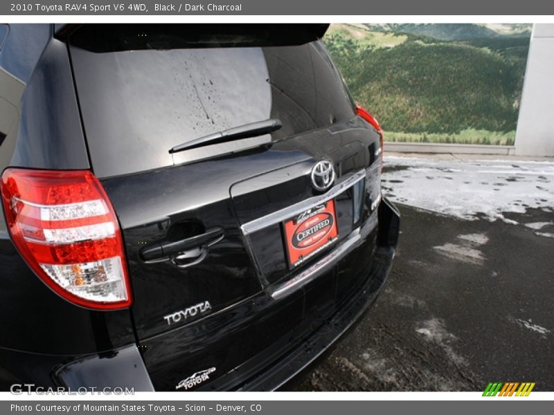 Black / Dark Charcoal 2010 Toyota RAV4 Sport V6 4WD