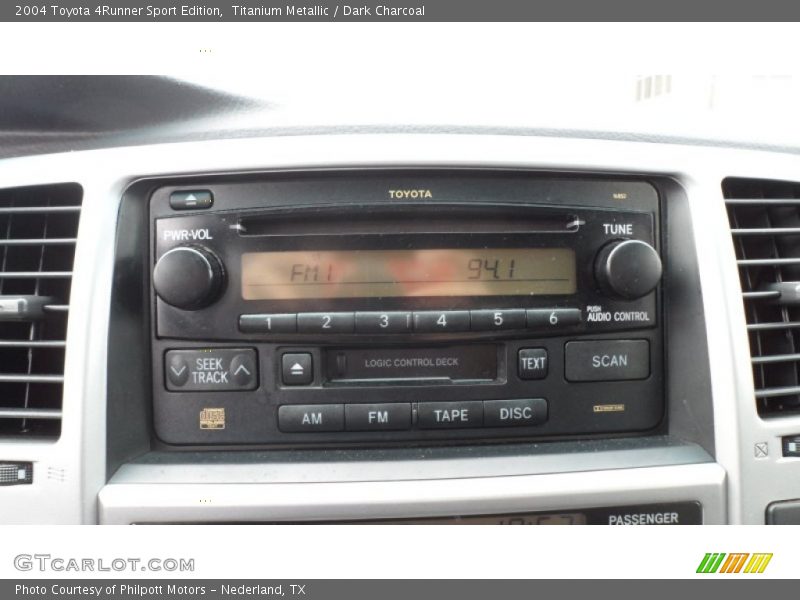 Titanium Metallic / Dark Charcoal 2004 Toyota 4Runner Sport Edition