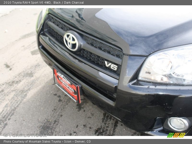 Black / Dark Charcoal 2010 Toyota RAV4 Sport V6 4WD