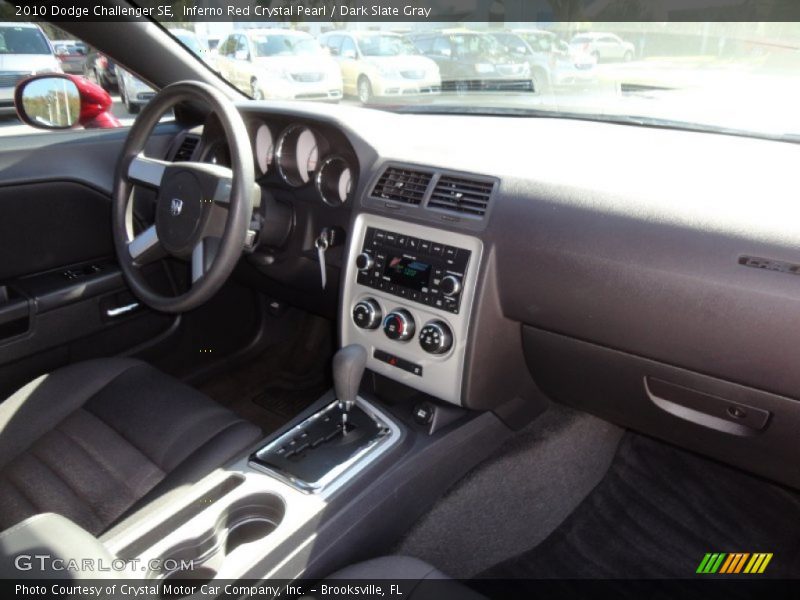 Inferno Red Crystal Pearl / Dark Slate Gray 2010 Dodge Challenger SE