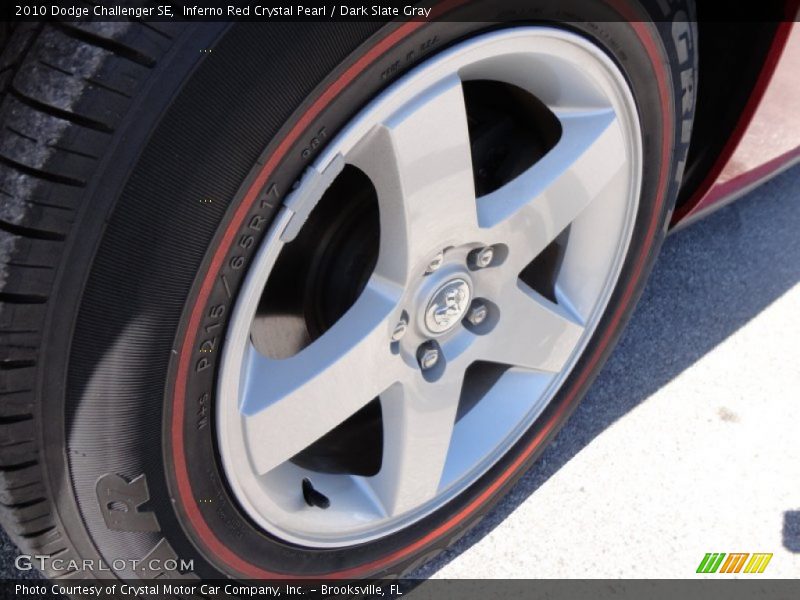 Inferno Red Crystal Pearl / Dark Slate Gray 2010 Dodge Challenger SE