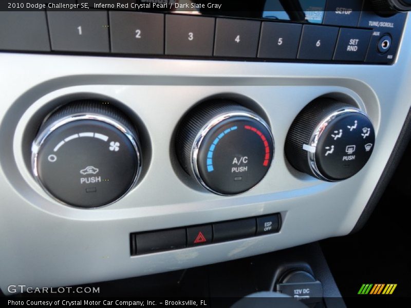 Inferno Red Crystal Pearl / Dark Slate Gray 2010 Dodge Challenger SE