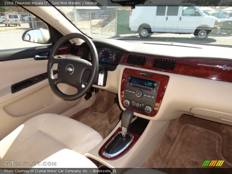 Gold Mist Metallic / Neutral 2009 Chevrolet Impala LT