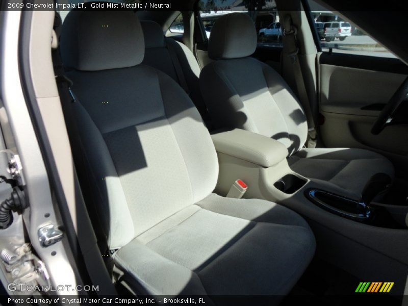 Gold Mist Metallic / Neutral 2009 Chevrolet Impala LT