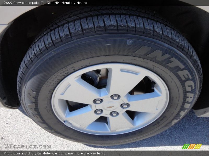 Gold Mist Metallic / Neutral 2009 Chevrolet Impala LT