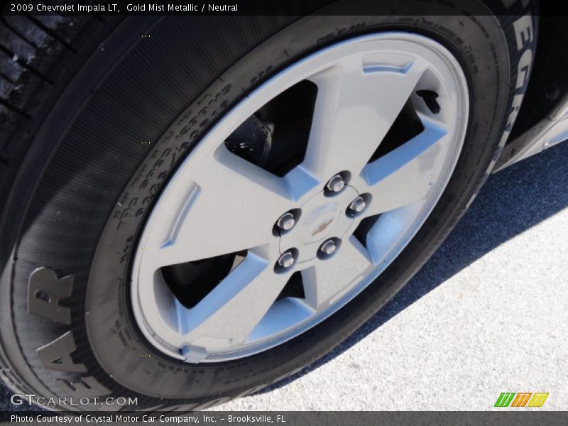 Gold Mist Metallic / Neutral 2009 Chevrolet Impala LT