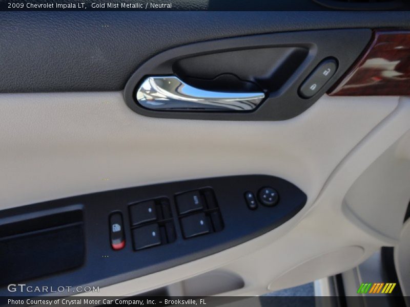 Gold Mist Metallic / Neutral 2009 Chevrolet Impala LT