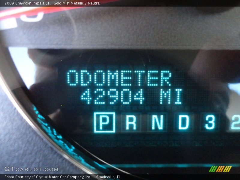 Gold Mist Metallic / Neutral 2009 Chevrolet Impala LT