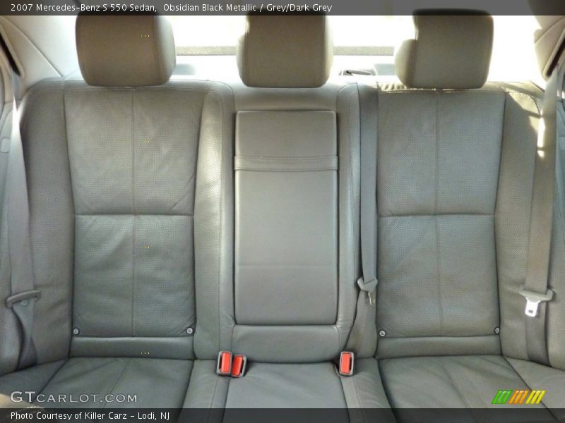 Obsidian Black Metallic / Grey/Dark Grey 2007 Mercedes-Benz S 550 Sedan