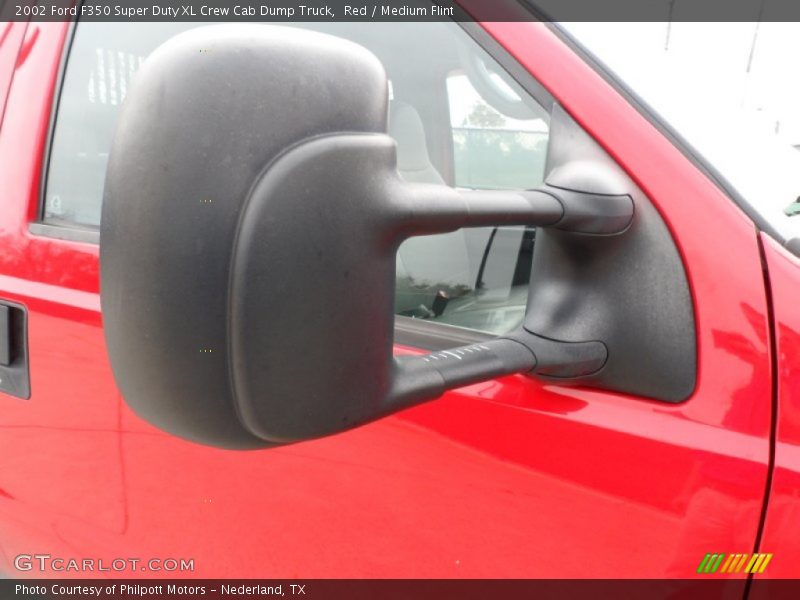 Red / Medium Flint 2002 Ford F350 Super Duty XL Crew Cab Dump Truck