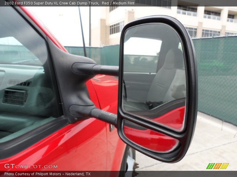 Red / Medium Flint 2002 Ford F350 Super Duty XL Crew Cab Dump Truck