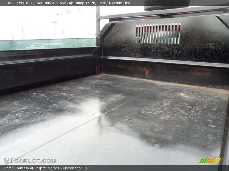 Red / Medium Flint 2002 Ford F350 Super Duty XL Crew Cab Dump Truck