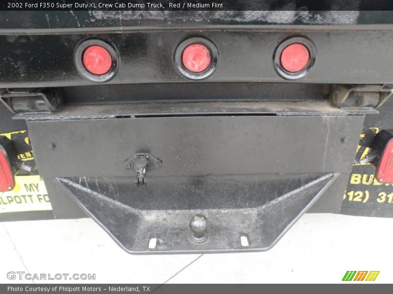 Red / Medium Flint 2002 Ford F350 Super Duty XL Crew Cab Dump Truck