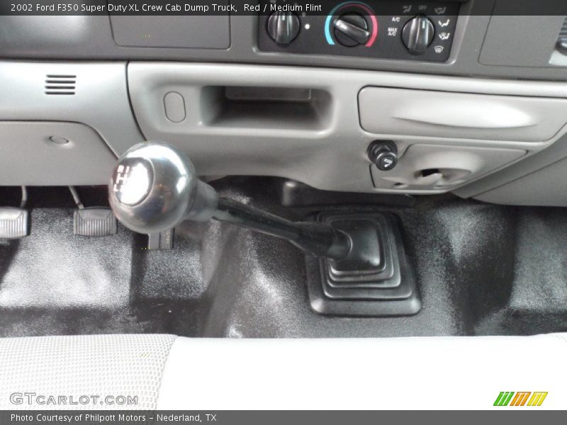  2002 F350 Super Duty XL Crew Cab Dump Truck 6 Speed Manual Shifter