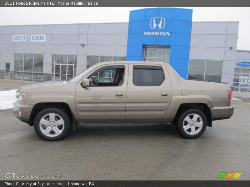 Mocha Metallic / Beige 2011 Honda Ridgeline RTL