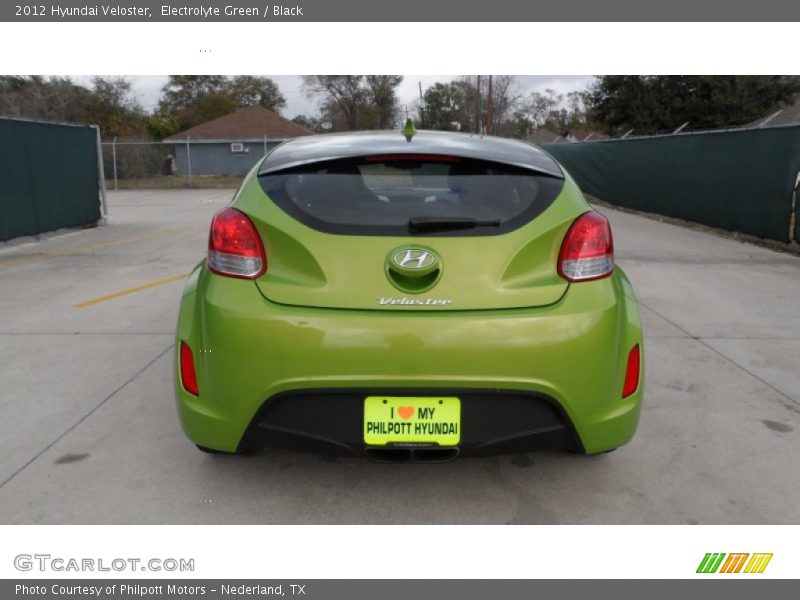Electrolyte Green / Black 2012 Hyundai Veloster