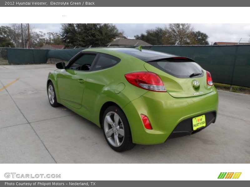Electrolyte Green / Black 2012 Hyundai Veloster
