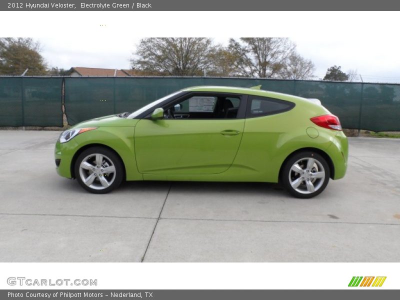 Electrolyte Green / Black 2012 Hyundai Veloster