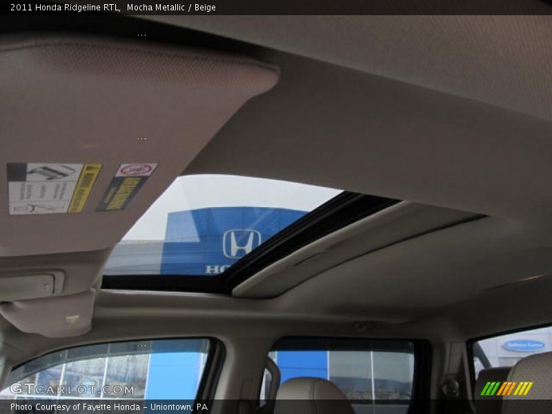 Mocha Metallic / Beige 2011 Honda Ridgeline RTL