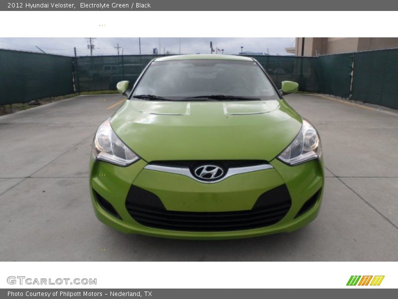 Electrolyte Green / Black 2012 Hyundai Veloster
