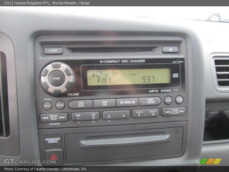 Mocha Metallic / Beige 2011 Honda Ridgeline RTL