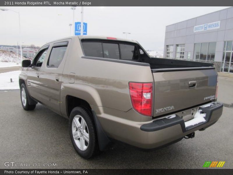 Mocha Metallic / Beige 2011 Honda Ridgeline RTL