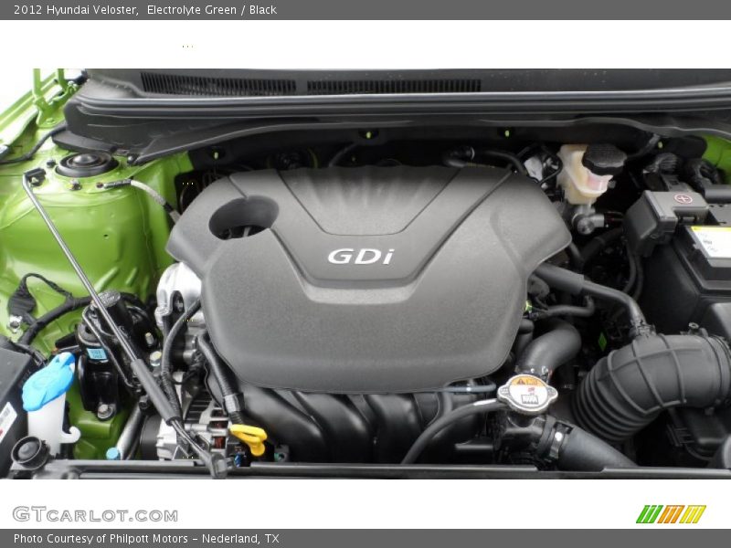  2012 Veloster  Engine - 1.6 Liter GDI DOHC 16-Valve Dual-CVVT 4 Cylinder