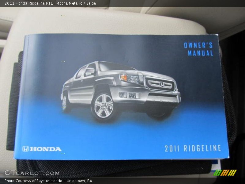 Mocha Metallic / Beige 2011 Honda Ridgeline RTL