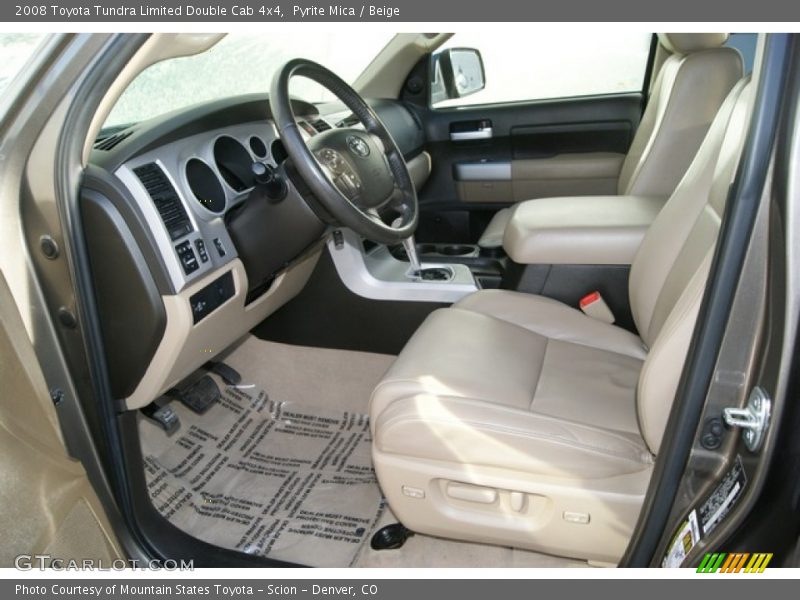 Pyrite Mica / Beige 2008 Toyota Tundra Limited Double Cab 4x4