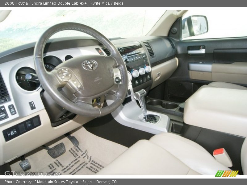 Pyrite Mica / Beige 2008 Toyota Tundra Limited Double Cab 4x4
