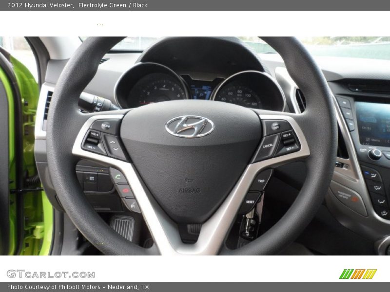 Electrolyte Green / Black 2012 Hyundai Veloster